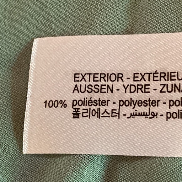 NWT. Zara Sea Green Pleated Midi Dress. Size S. - Picture 8 of 9